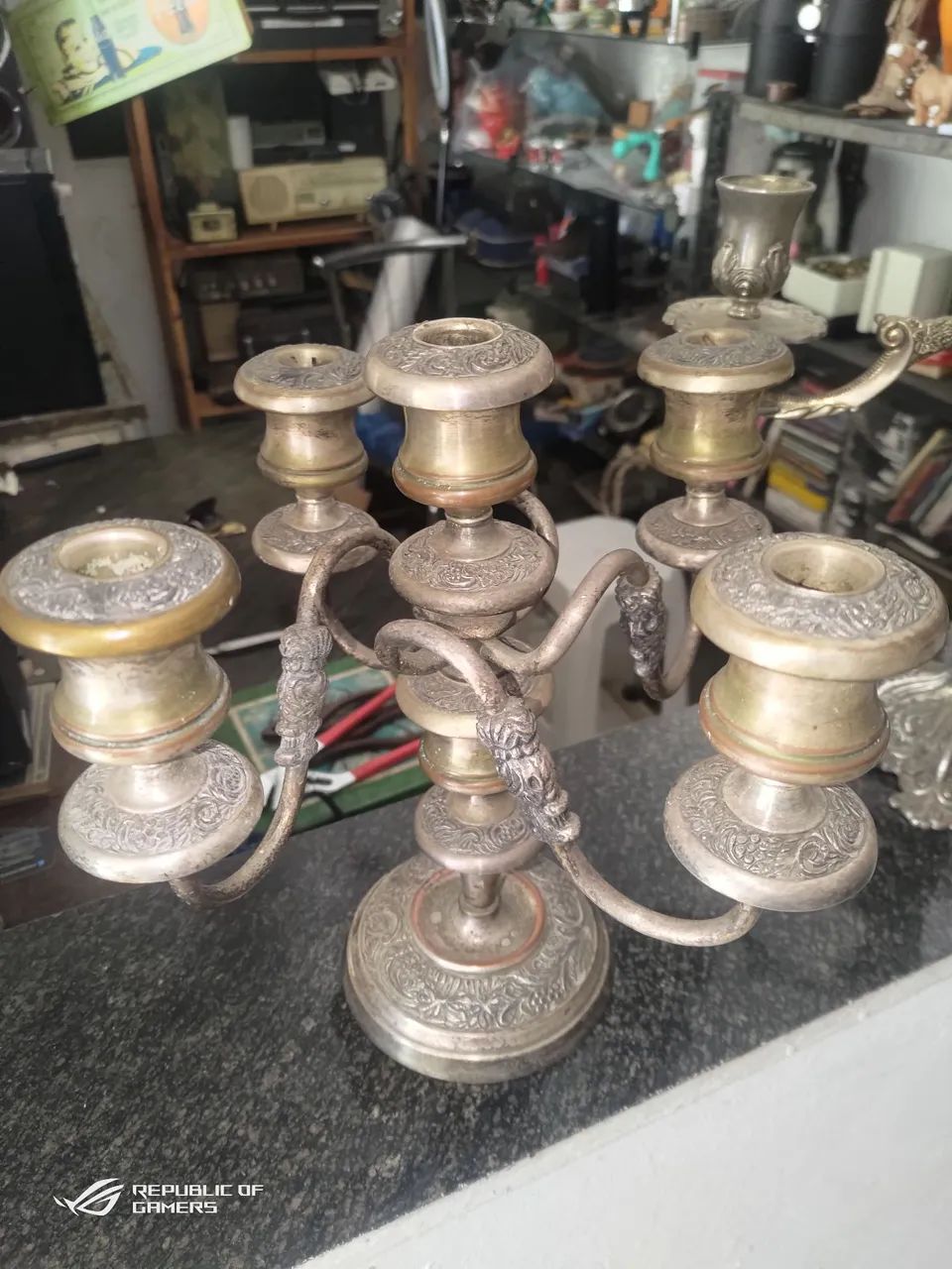 Candelabros de cinco velas - Foto 3