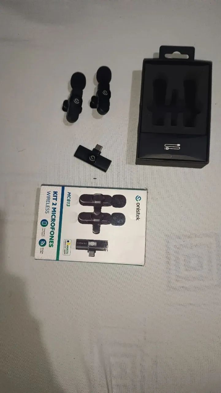 Microfone de lapela 
