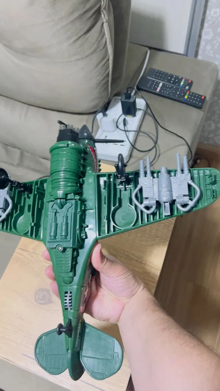 ミリタリー G.I. Joe P-40 Warhawk SPECIAL EDITION Avião P-40 Warhawk comados em ação Gi Joe muito bonito , piloto