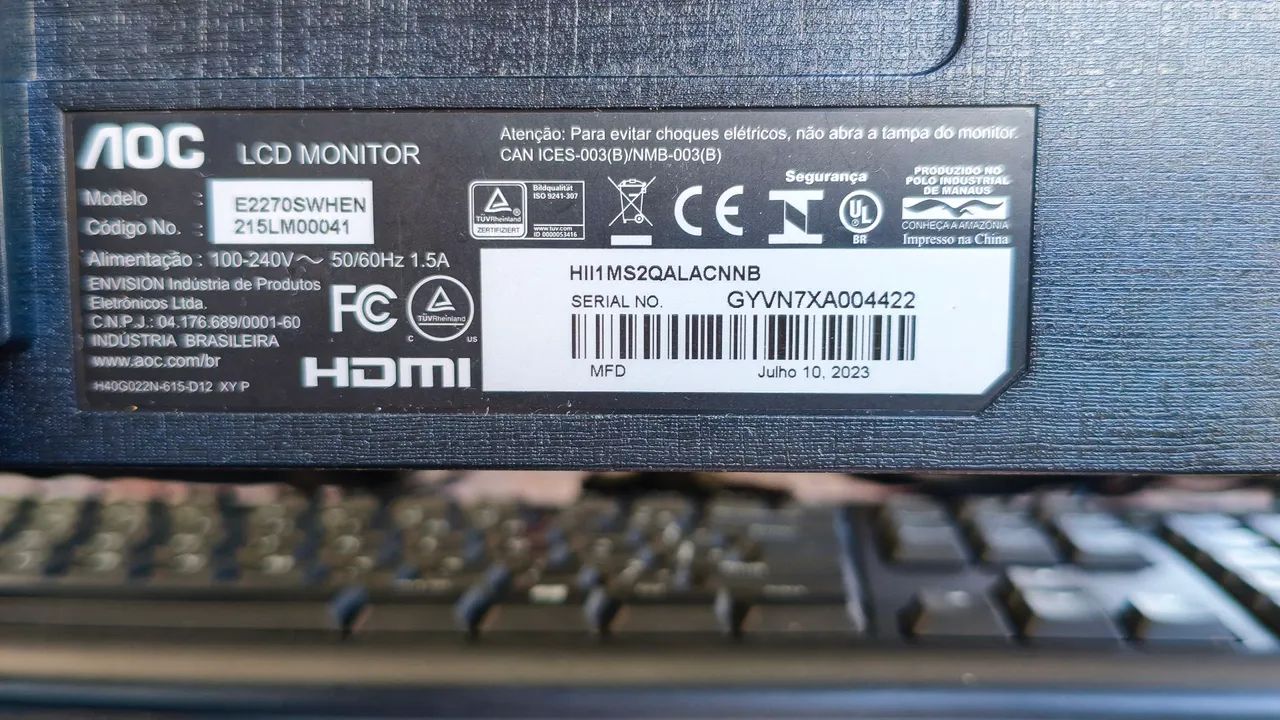 Monitor AOC E2270SW - Foto 3