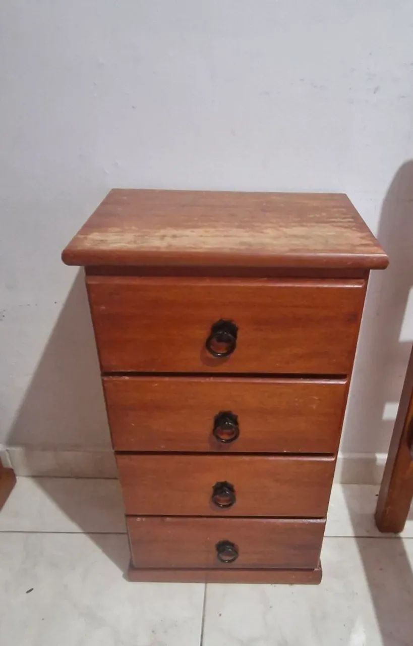 Cama de casal em madeira  - Foto 4