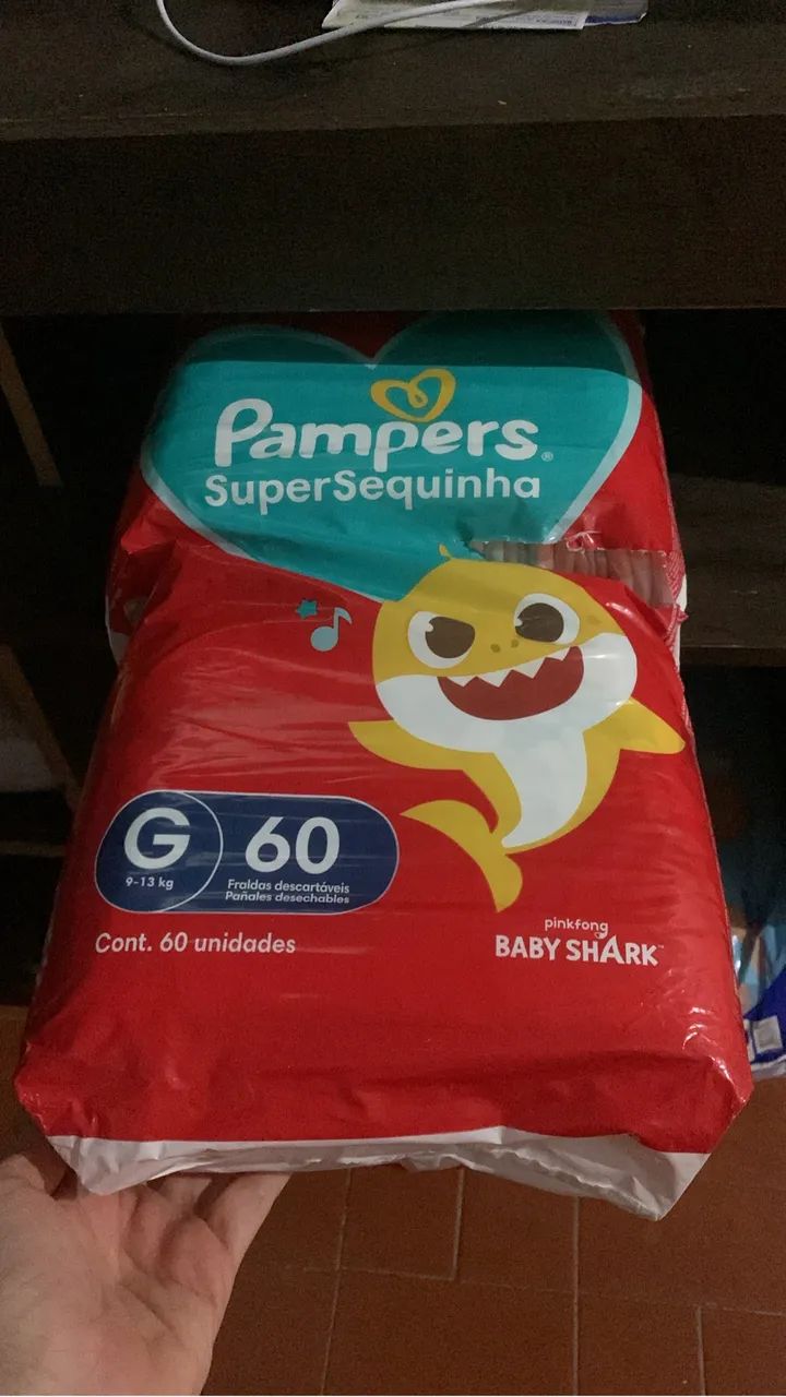 Fraldas Pampers M e G - Foto 4