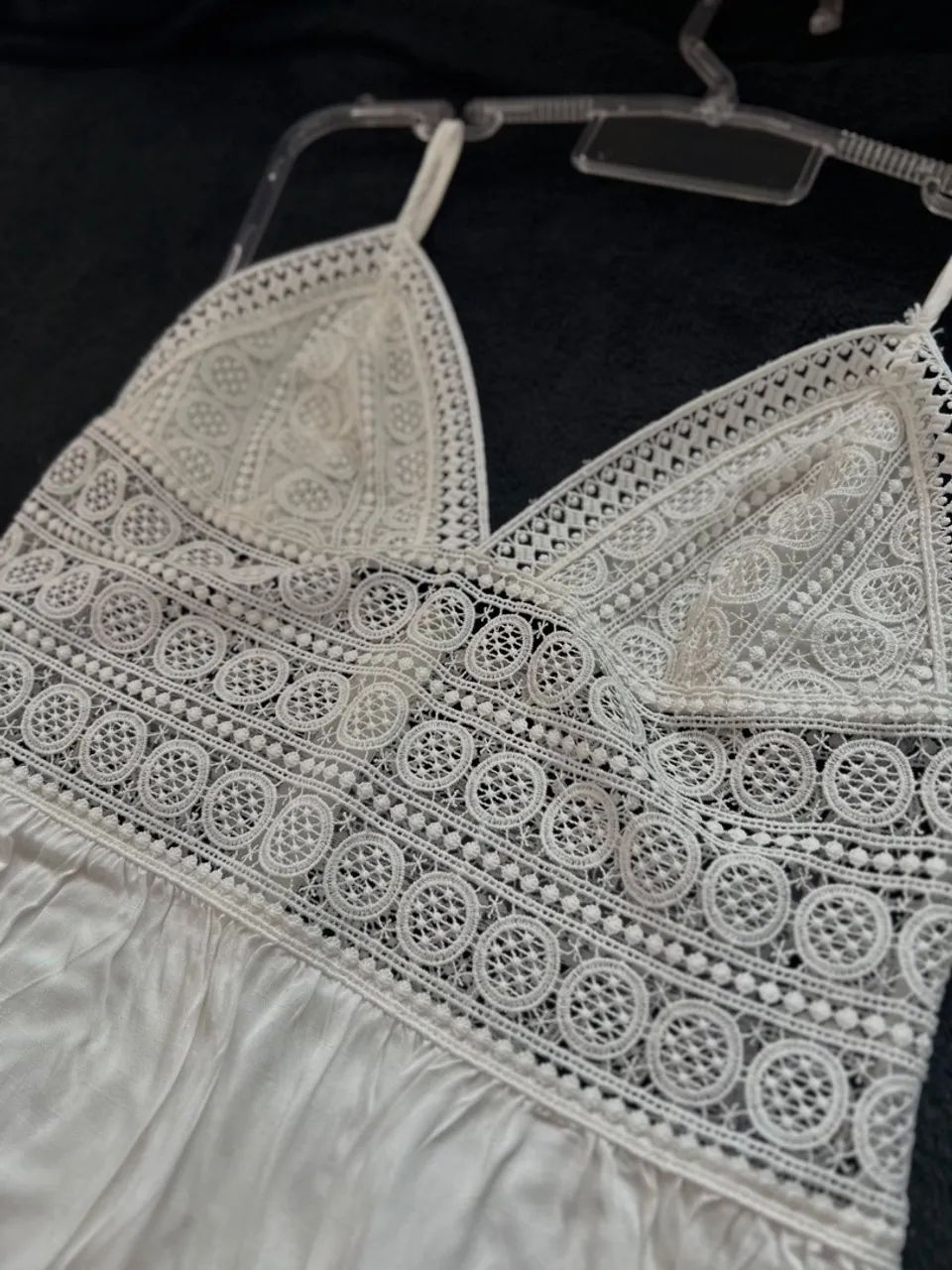 Vestido renda longo branco  - Foto 2