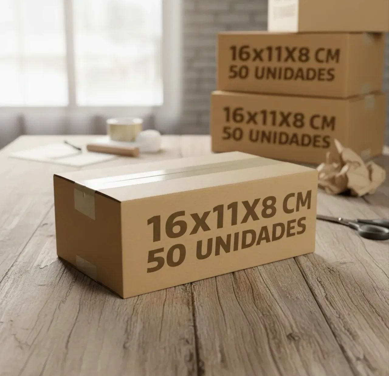 Caixa de Papelão 16X11X8 para Sedex, Ecommerce, Pac 50 unidades