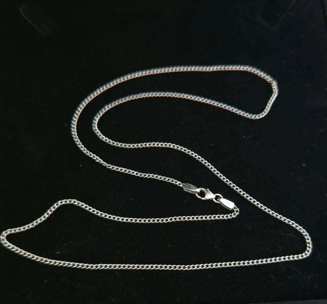 Cordão de ouro branco 18k 