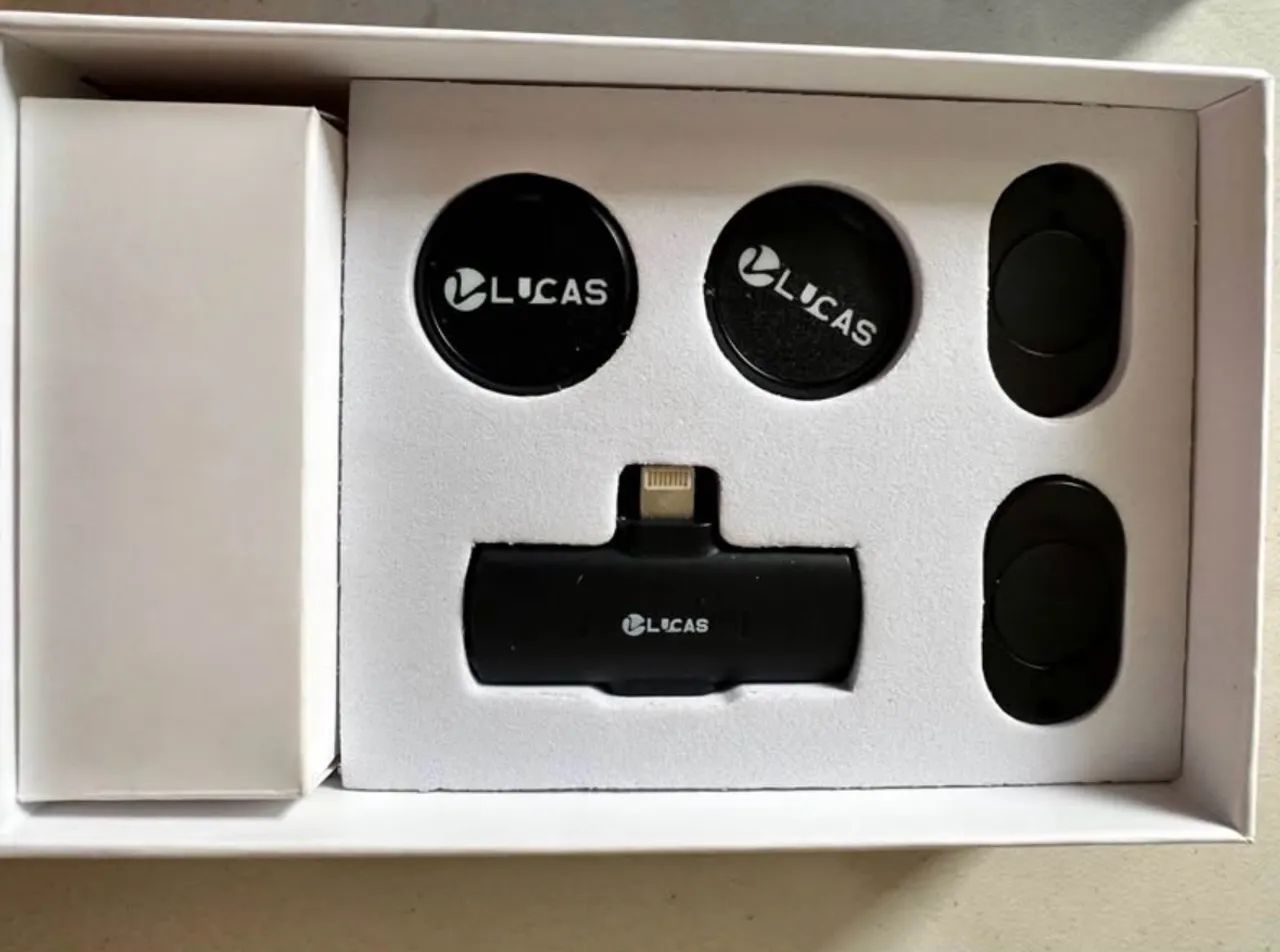 Microfone de Lapela Sem Fio para iPhone - Foto 2
