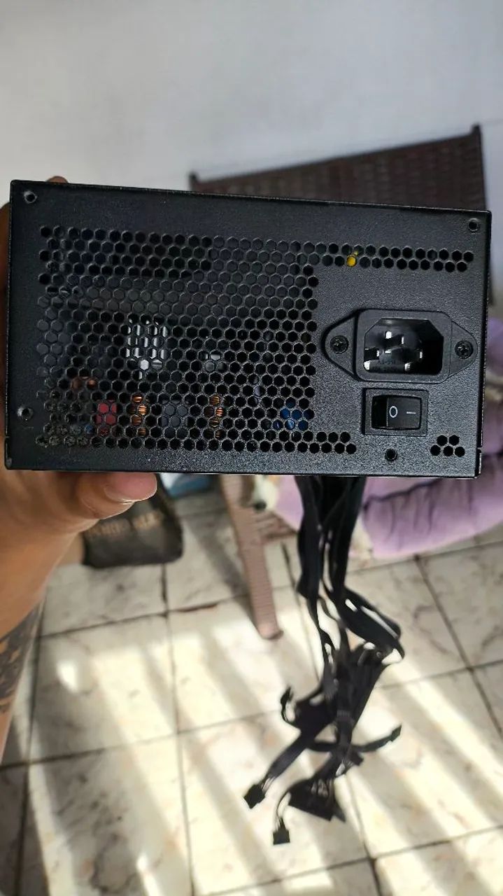 Fonte 500w + 80 plus bronze Red dragon  - Foto 3