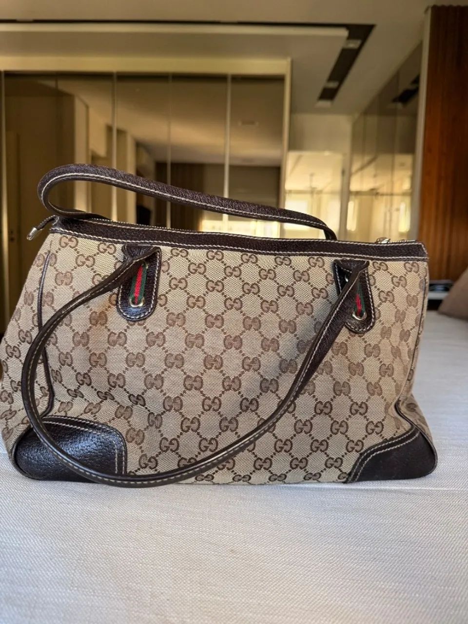Bolsa Gucci - original, usada - Foto 5