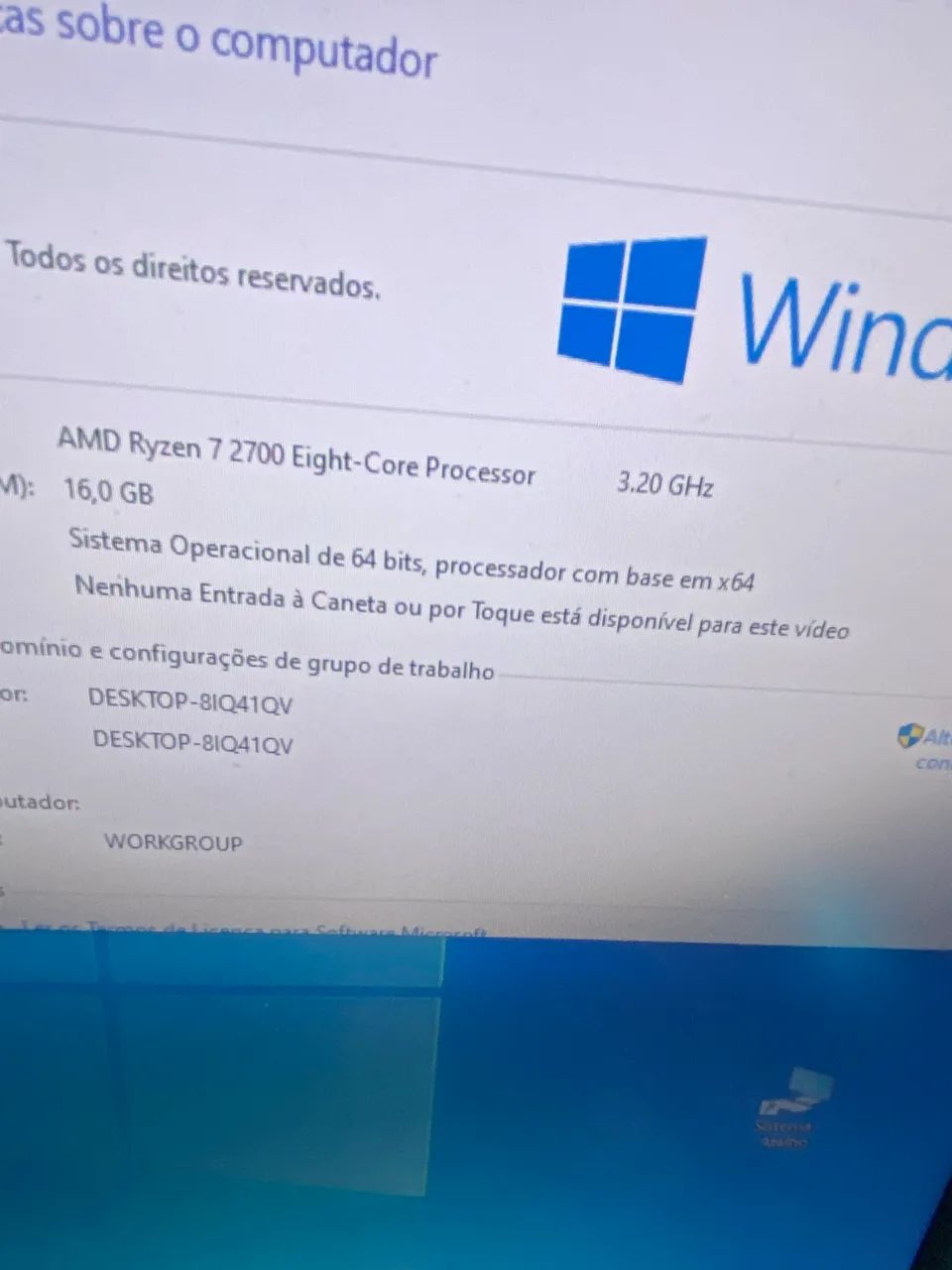 16 giga de memória Vdata 3200 2 pentes 8 giga novinha  - Foto 4