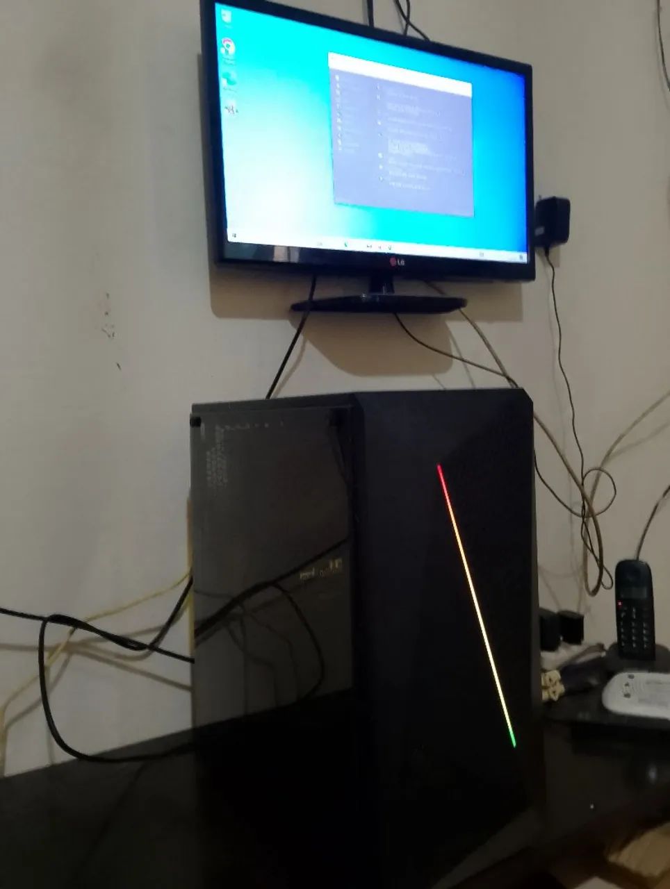 Gabinete gamer i7 4790k 16 GB SSD 240 impecável com garantia processador top