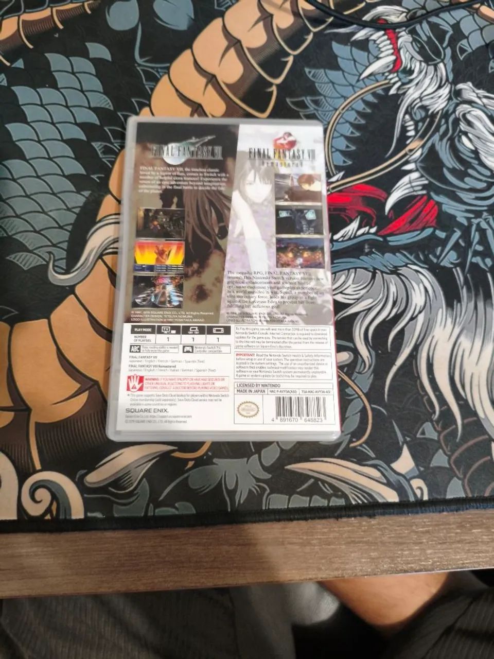 Final fantasy Twin pack VII e VIII usado Switch  - Foto 2