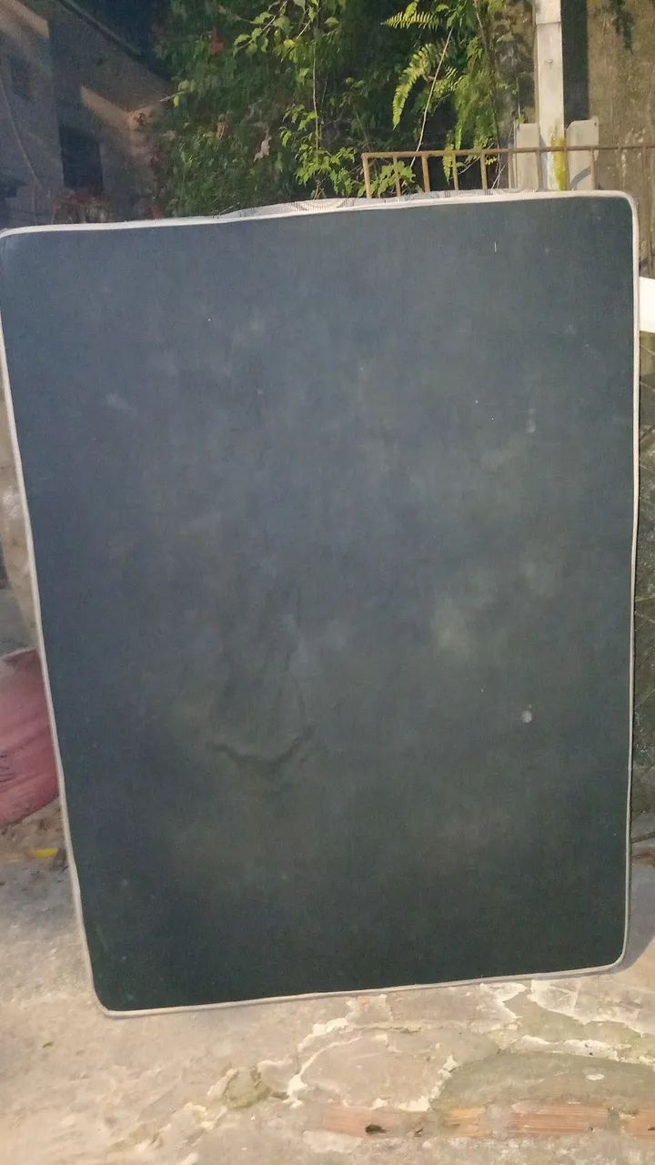 Cama box casal preta