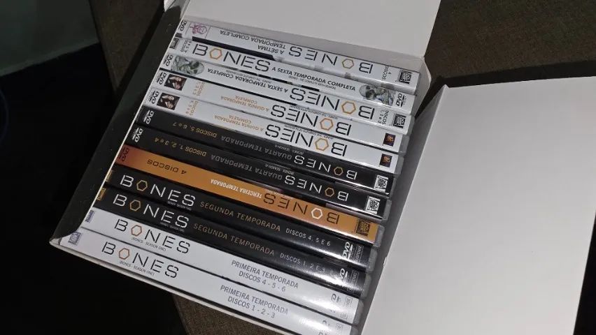 Box Bones - Temporadas 1 a 7 Original - DVD - Foto 2