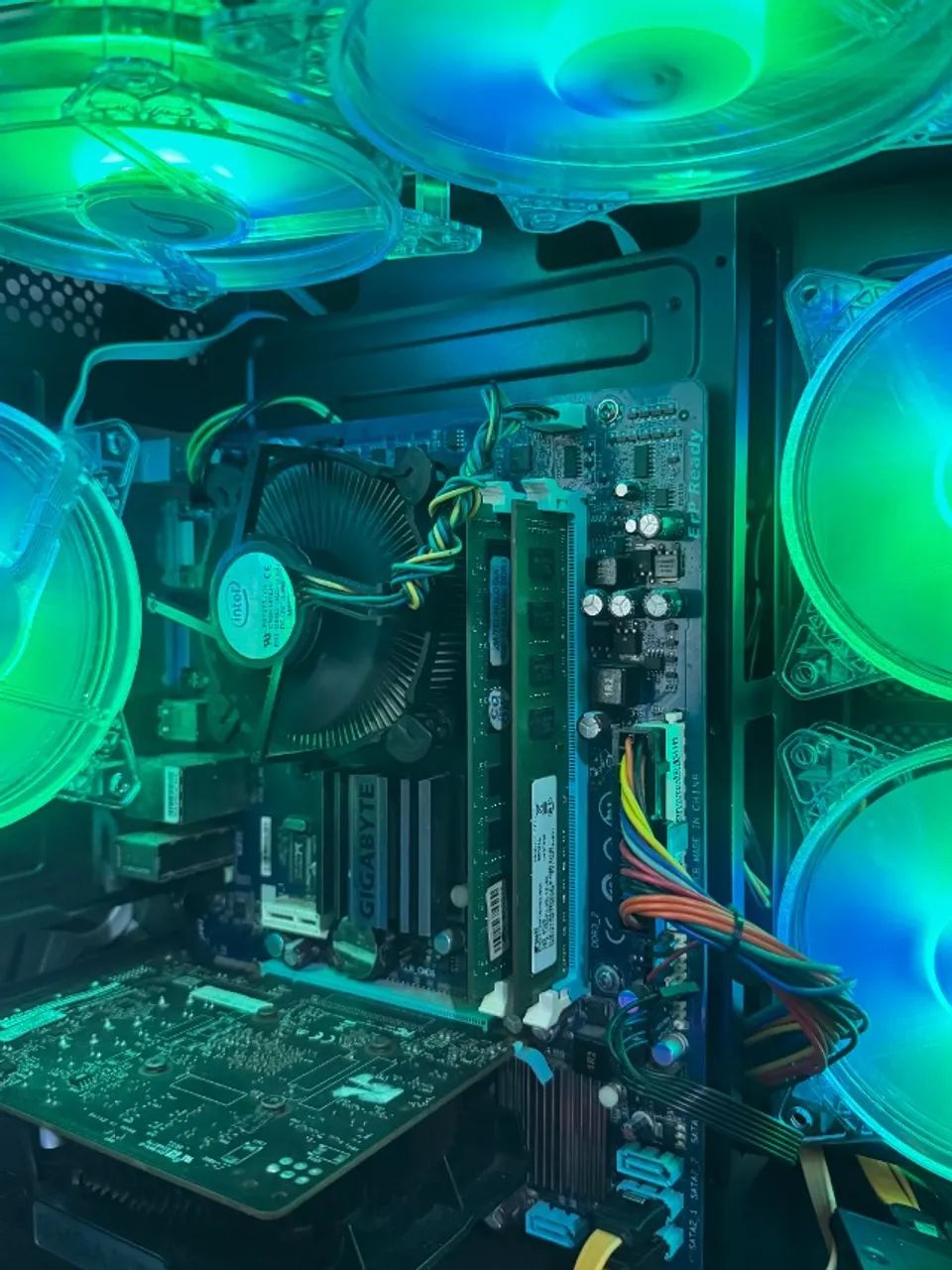 Troco em memoria ram ddr4 ou vendo, kit placa mãe Intel - Foto 2