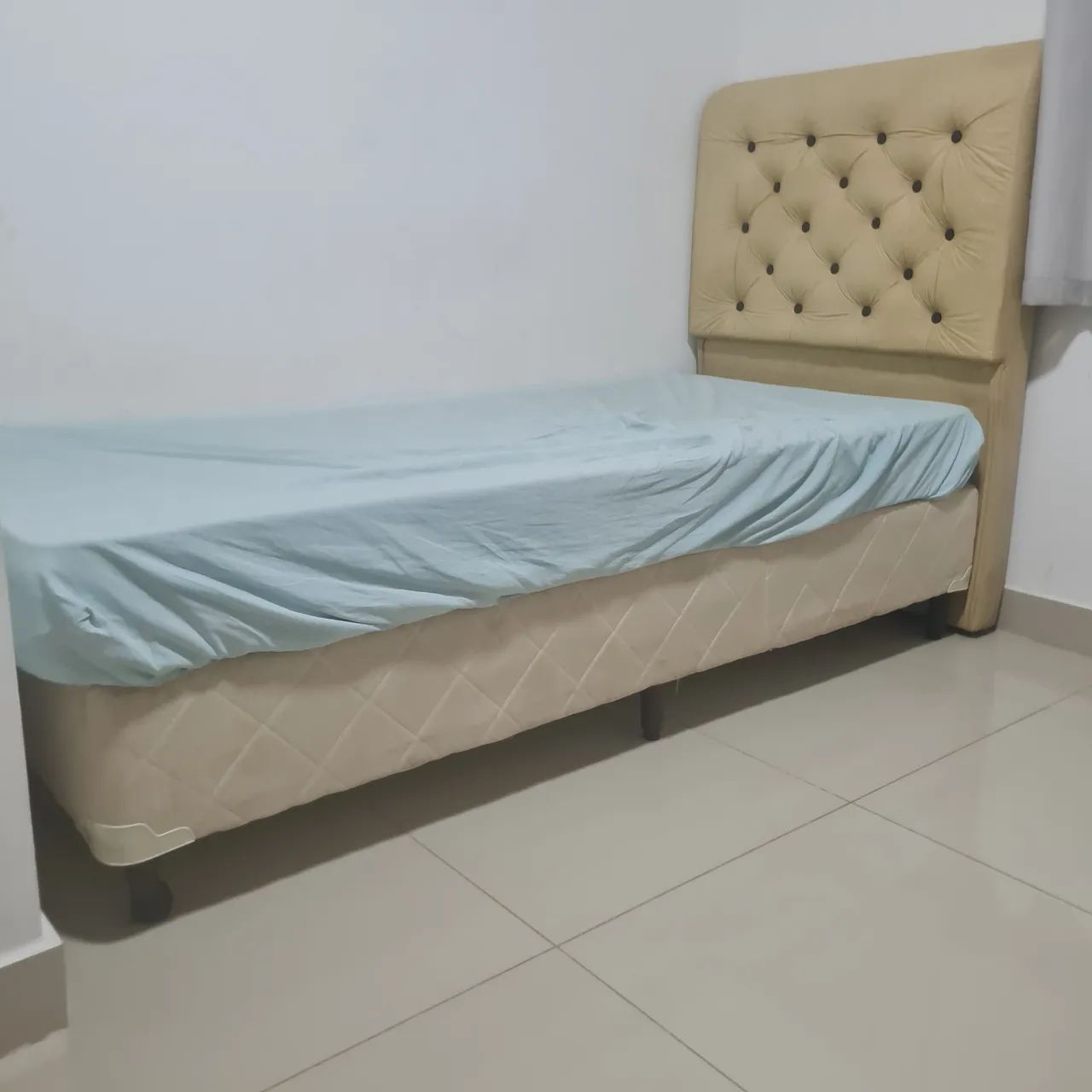 Cama de solteiro+cabeceira cochoada  - Foto 4