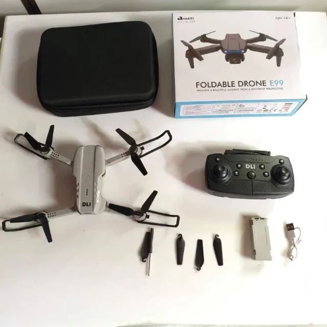 Drone E99 Controle Remoto e Wifi + 2 Câmeras - Foto 5