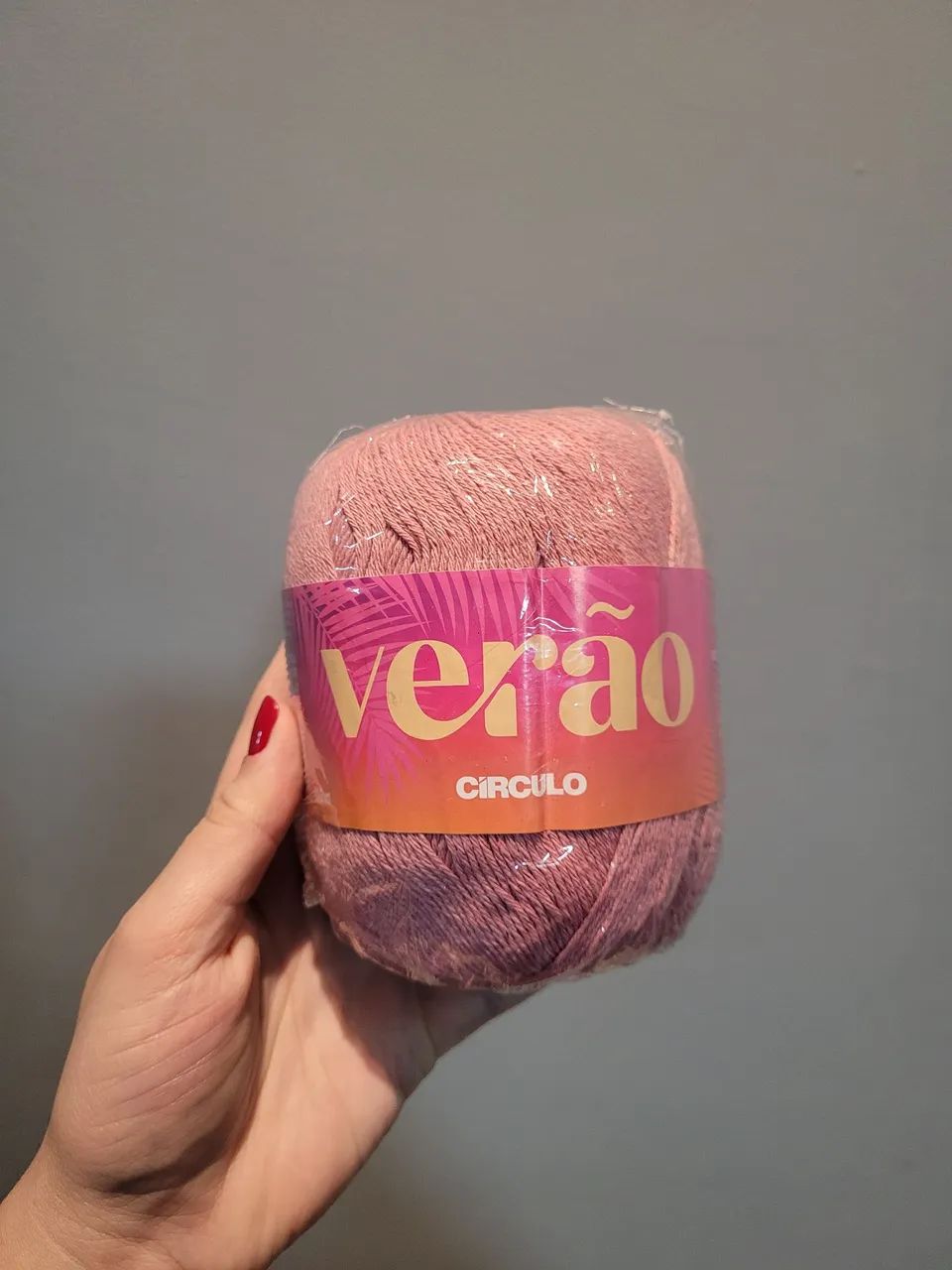 Linha de crochê  - Verão circulo N°3390