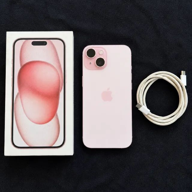 iPhone 15 128GB Rosa | Caixa + Cabo | Bem Conservado - Foto 4