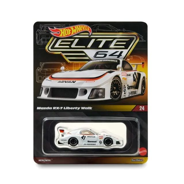 2台セット ELITE64 MAZDA RX-7 LBWK 新品未開封品 Hot Wheels Elite 64 Mazda Rx-7 Liberty Walk - Brinquedos e Jogos