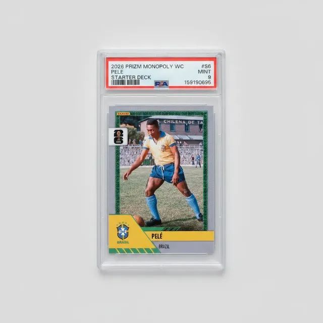Pelé PSA 9 - Panini Prizm Monopoly FIFA World Cup 2026 - Foto 3