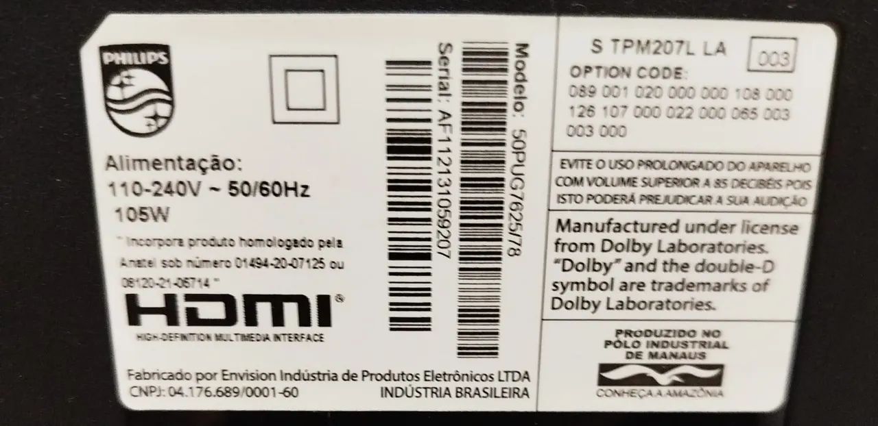 Vendo TV 50 polegadas para aproveitamento de peças  - Foto 3