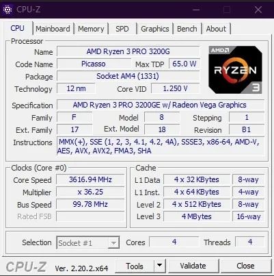 CPU Ryzen 3 PRO 3200G 8Gb DDR4 SSD 256Gb R$1000 Leva ! - Foto 2