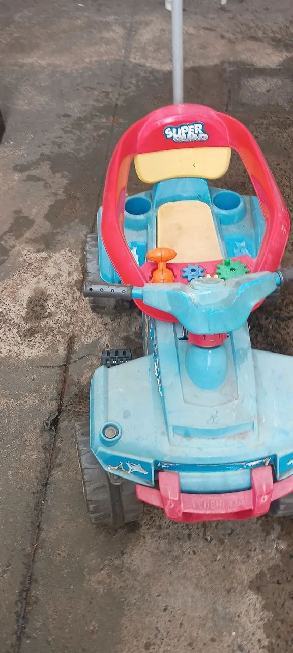 Bicicleta infantil com rodinhas e quadriciclo  - Foto 5