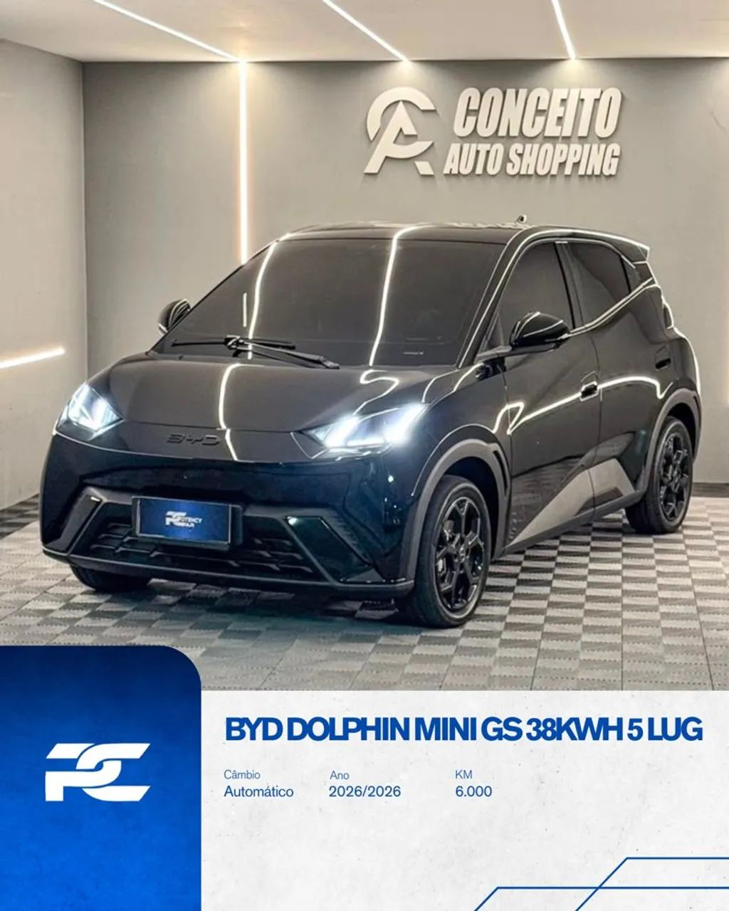BYD Dolphin Mini (Elétrico) 2026
