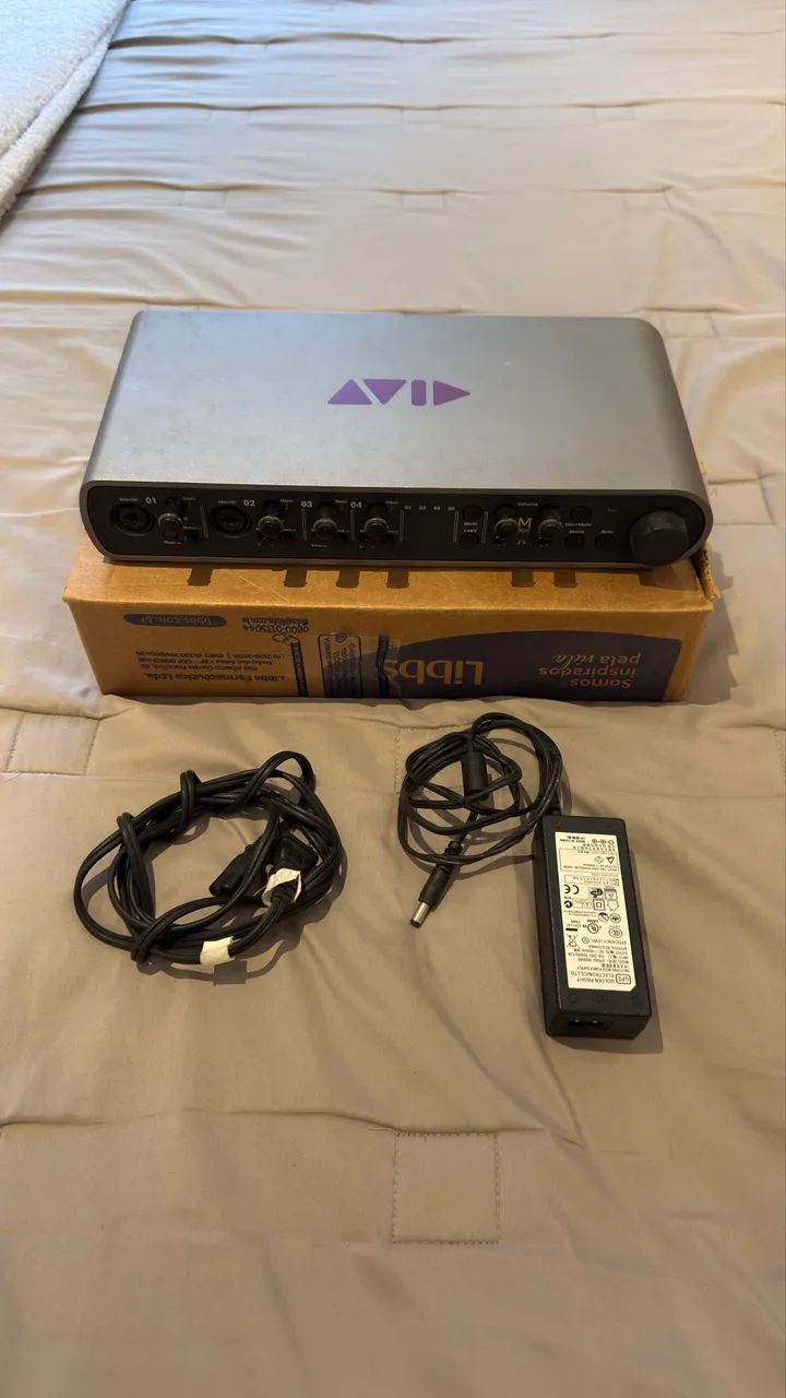 Placa de audio Interface De Áudio Avid - Foto 3