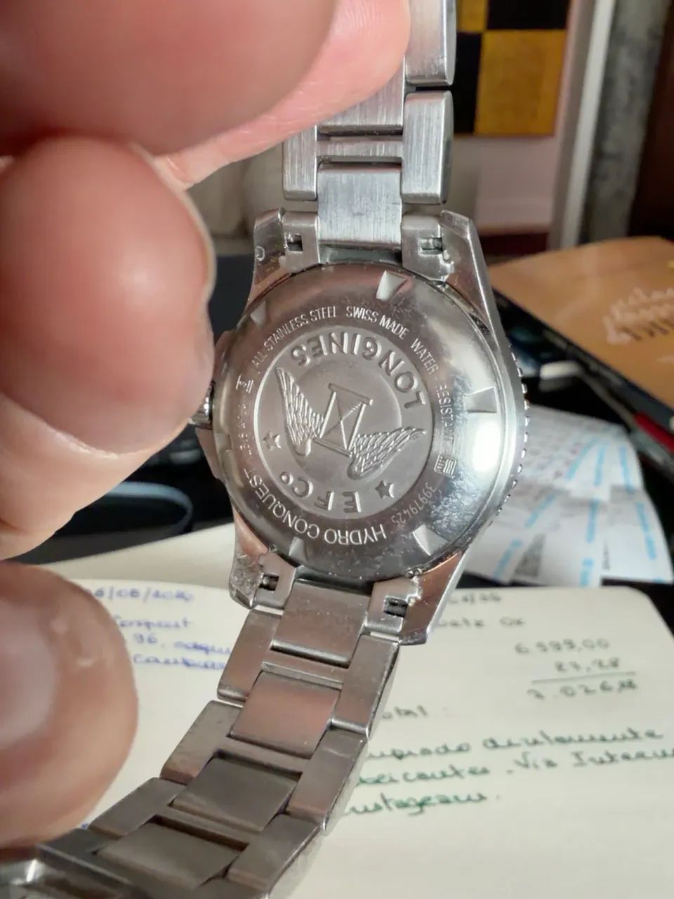 Longines HydroConquest Automático Azul 300m - Full Set - Foto 3