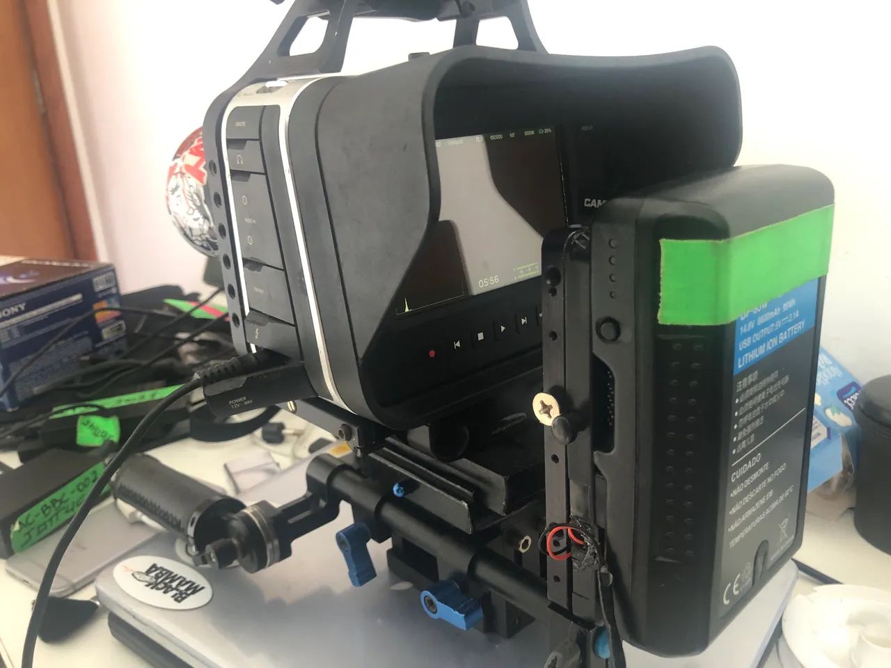 Filmadora blackmagic production 4k completa  - Foto 3