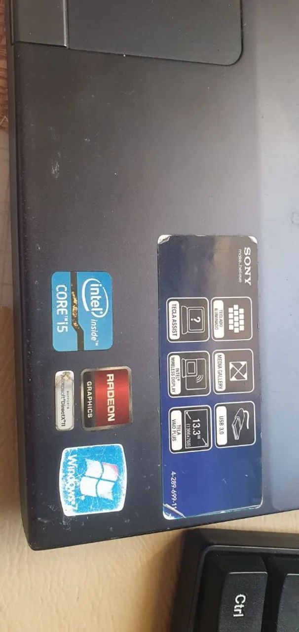 Vendo notebook Sony Vaio para aproveitar peças  - Foto 2