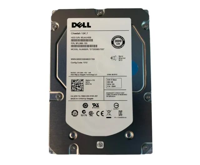 Disco Rigido Hd dell 300gb 15k sas