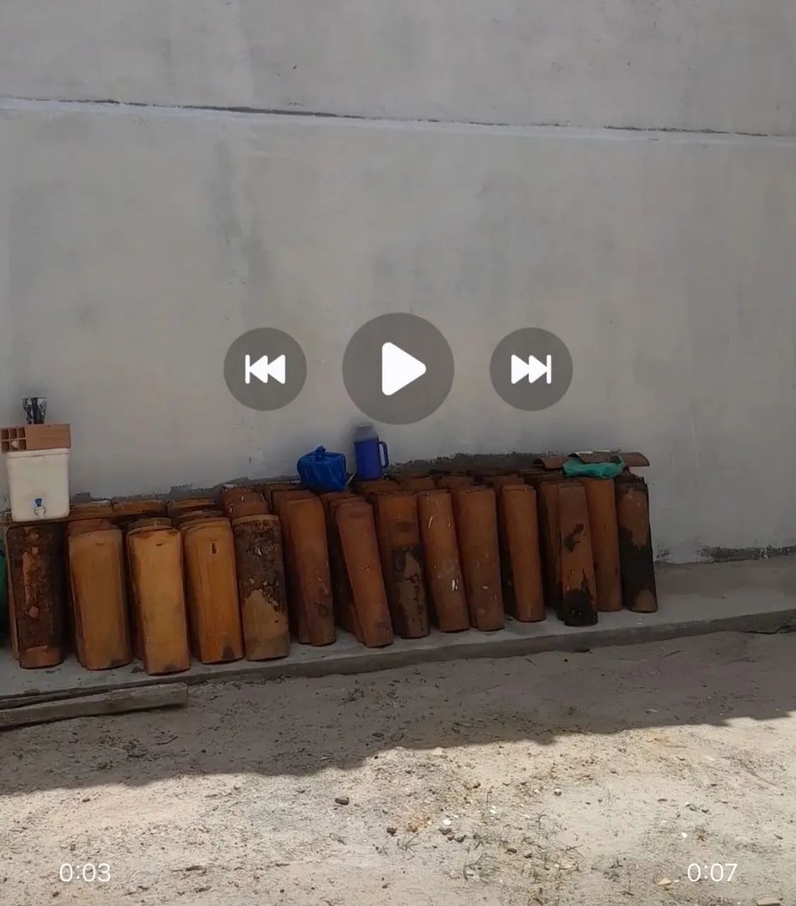 Doação 200 telhas de barro