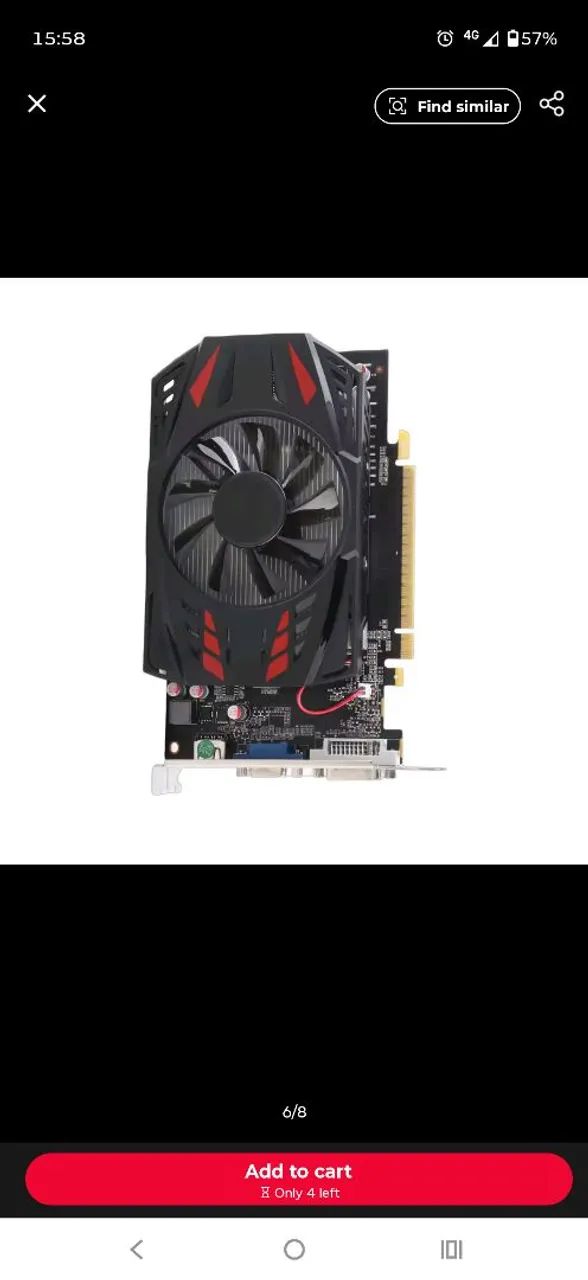 Placa de Vídeo GTX 1050TI Usada com Caixa - Foto 2