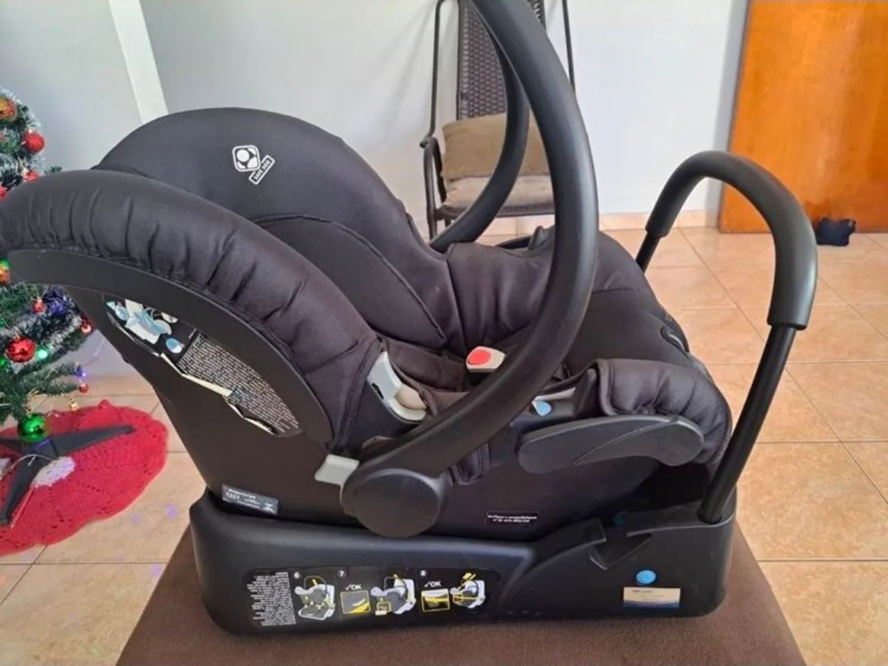 bebê conforto, com base veicular, modelo one safe - Foto 5
