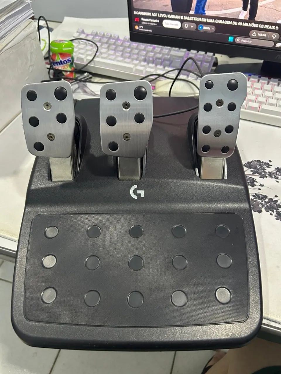 Logitech G923, PlayStation / PC / Xbox + Câmbio - Foto 4