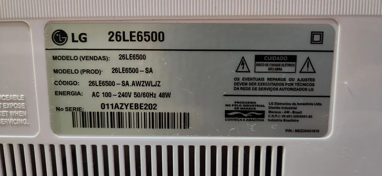 TV LG led 26" com defeito - Foto 2