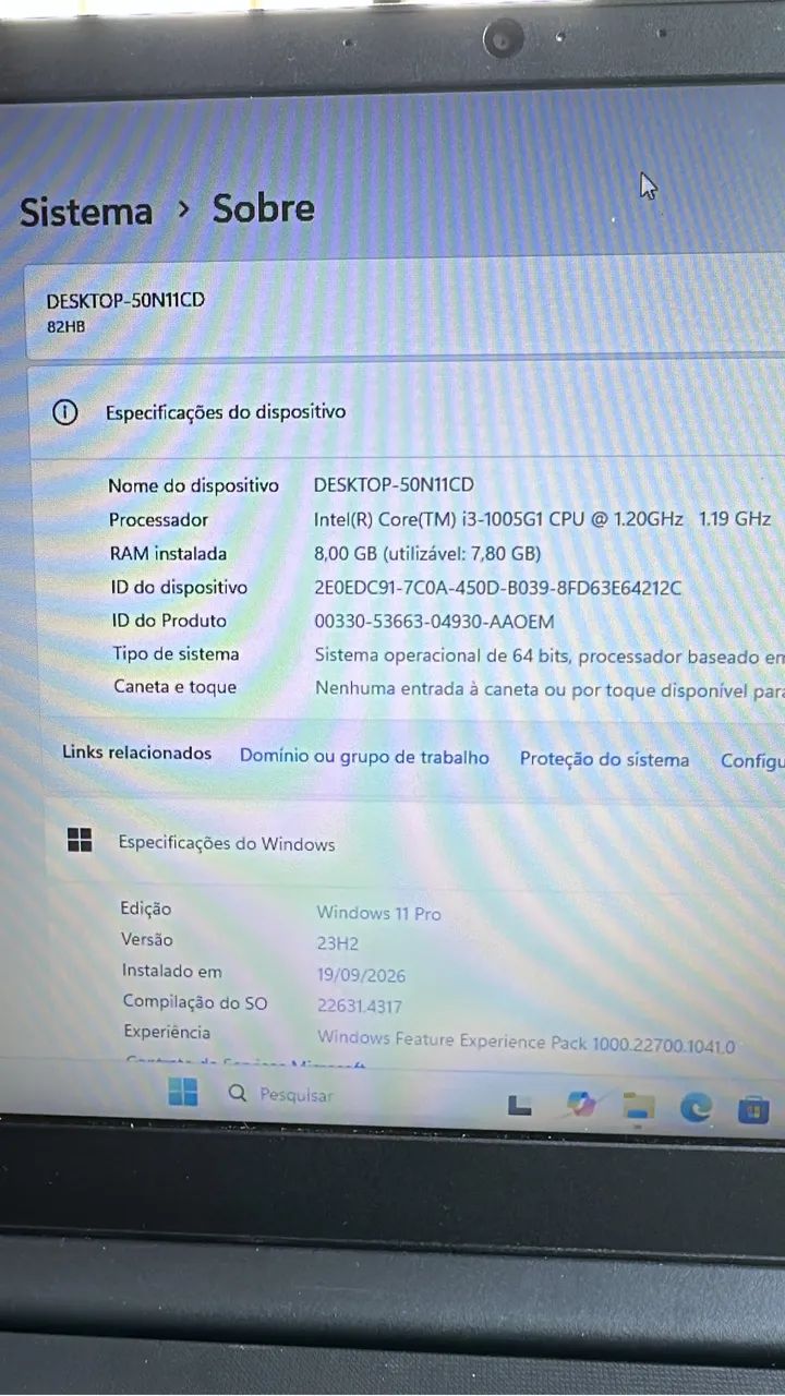 Notebook Lenovo core i3 de décima geração  - Foto 3