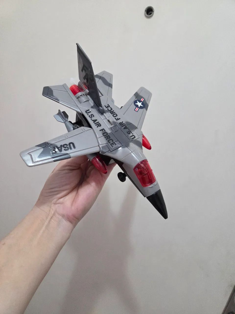 Avião de caça usaf antigo brinquedo. - Foto 2