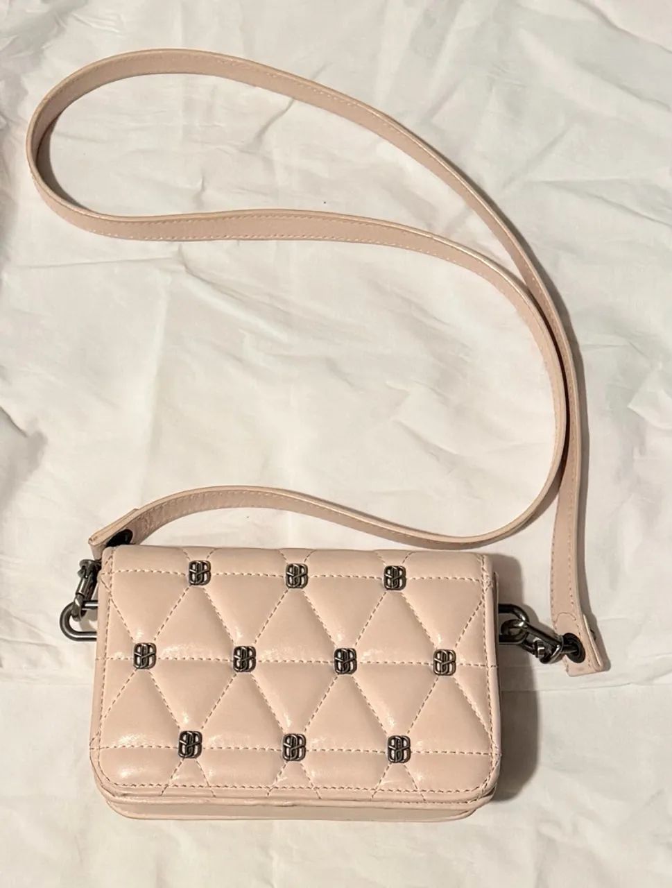 Bolsa Schutz Transversal Rosa - Seminova - Foto 2