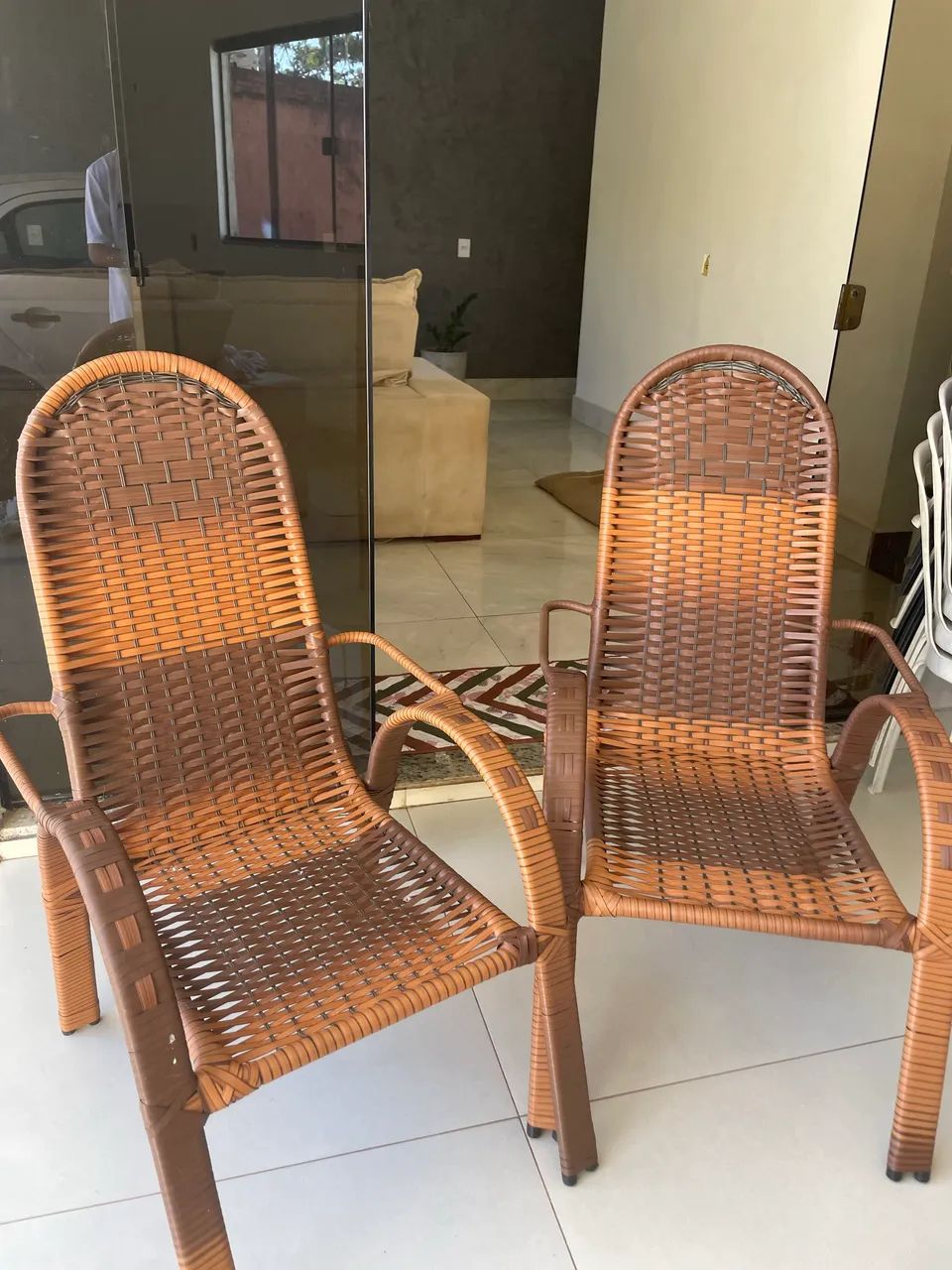 Conjunto cadeira de fibra - Foto 2