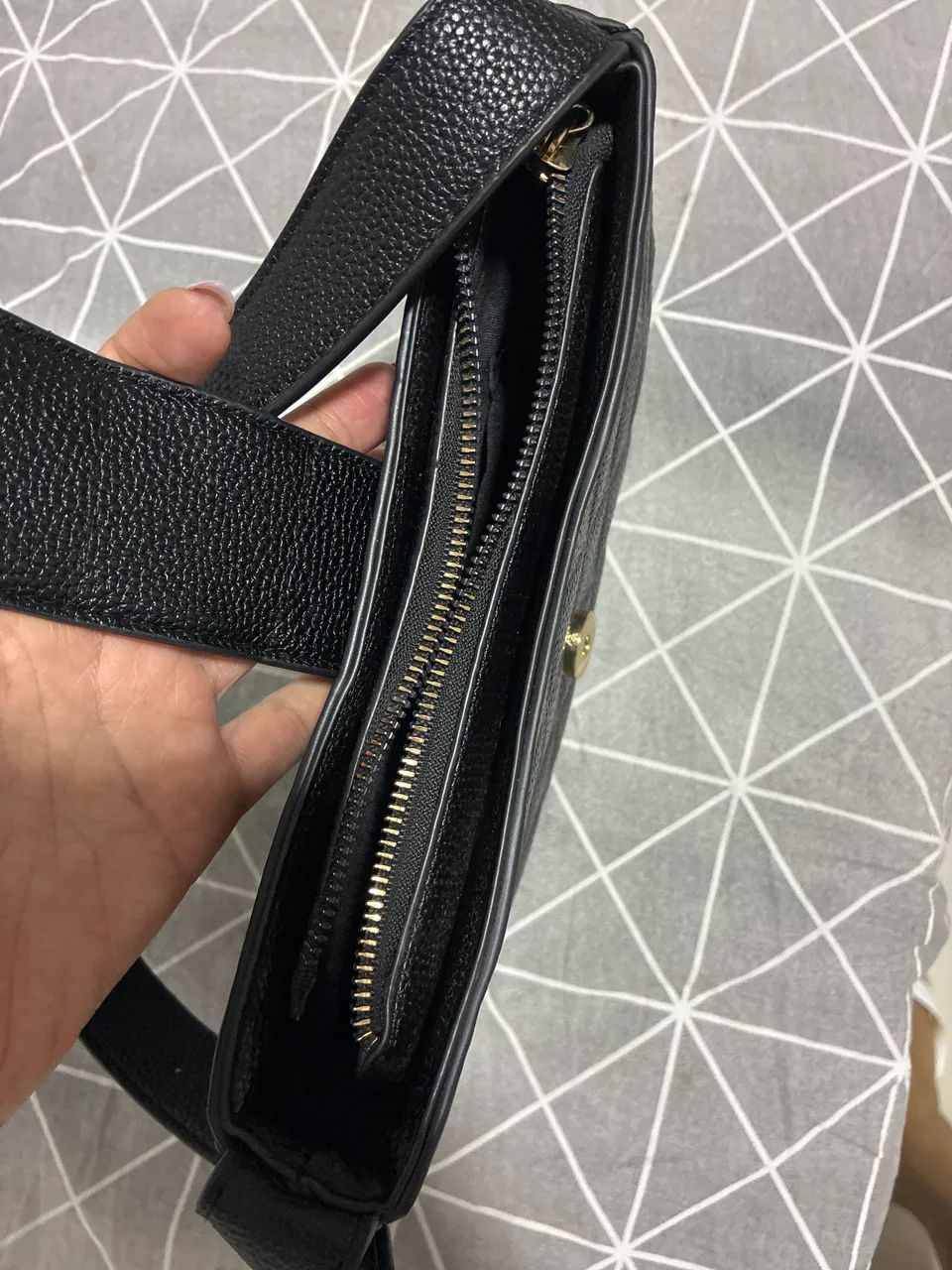 Bolsa preta estruturada  - Foto 3