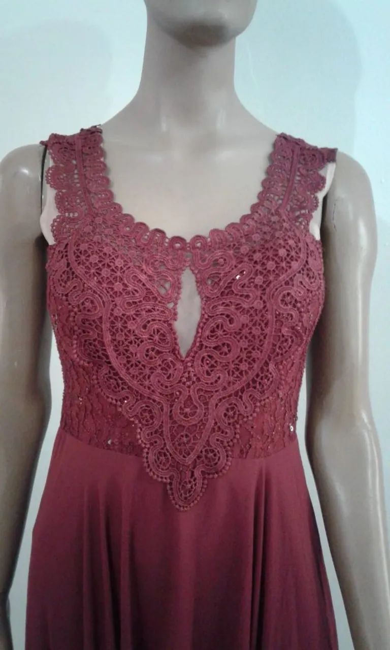 Vestido de festa marsala  - Foto 2