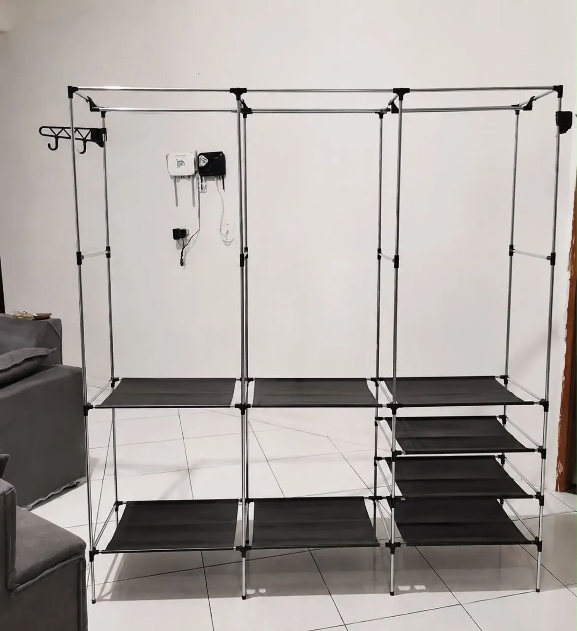 Arara de Roupas Portátil Grande NOVA NA CAIXA