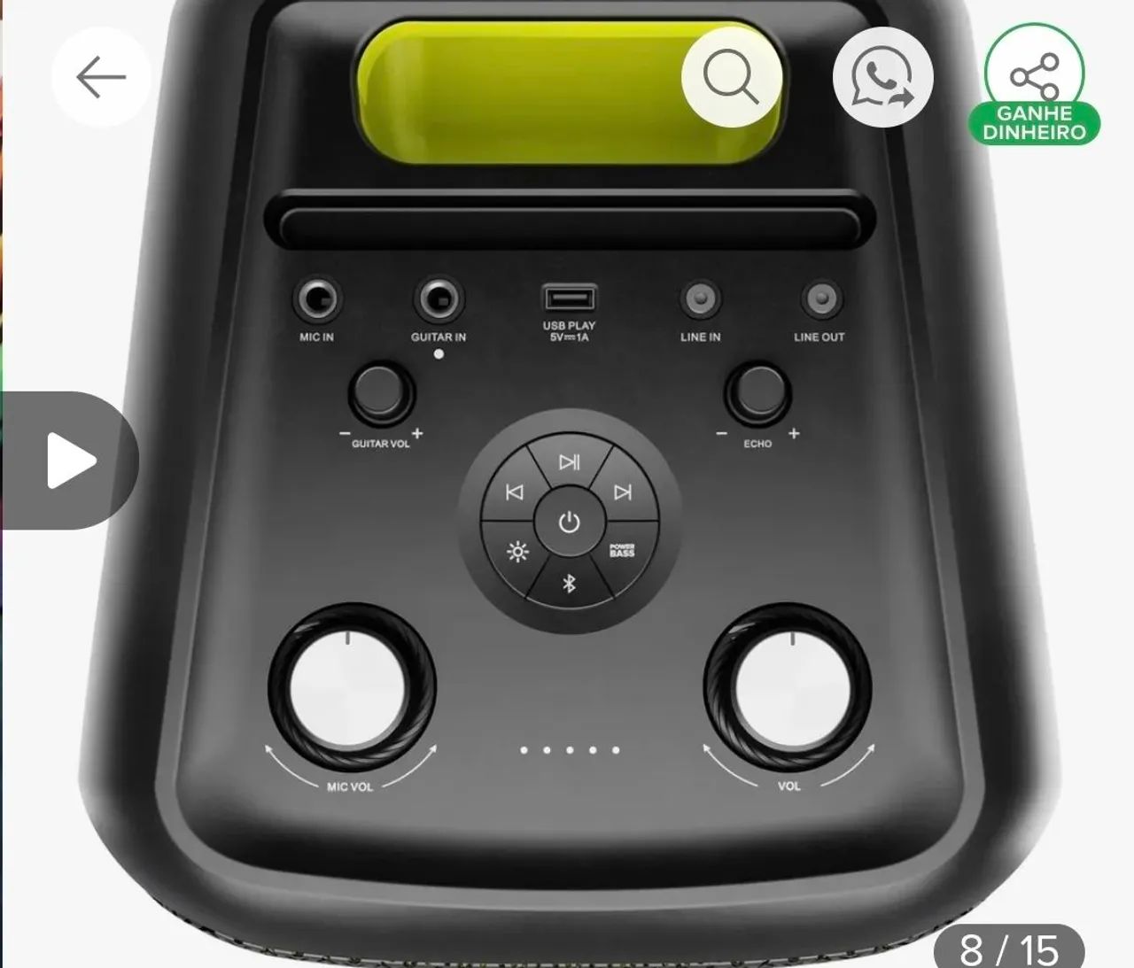 Caixa de Som Infinity 200 - Foto 2