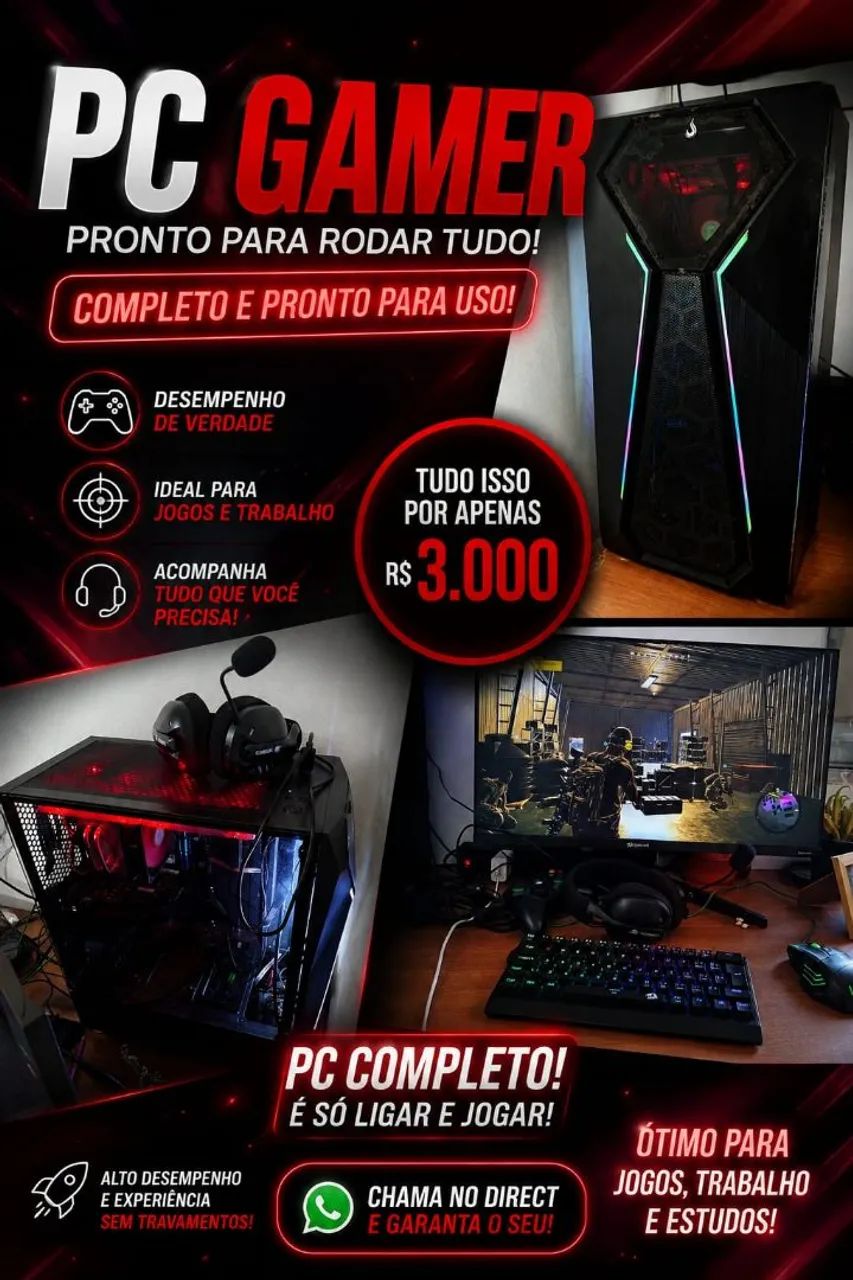 Pc gamer completo 