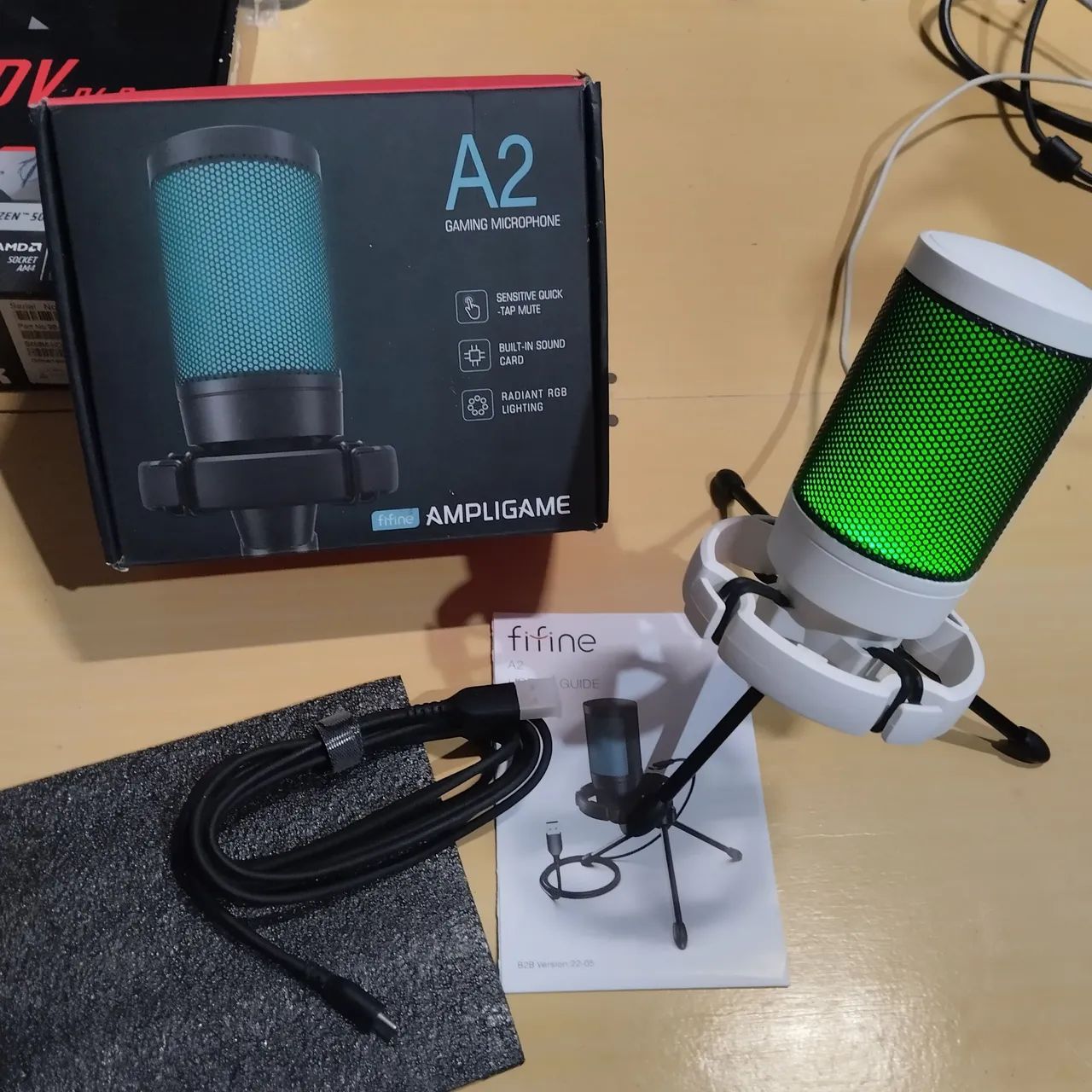 Microfone Fifine A2 Praticamente Novo - Foto 2