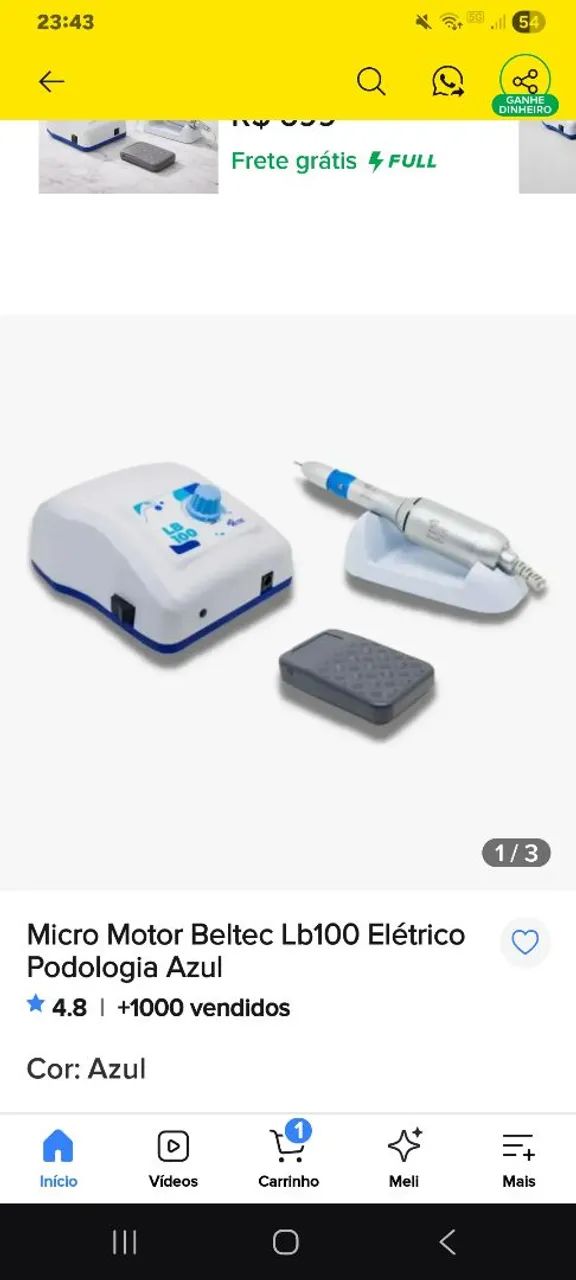 Kit completo nail design 