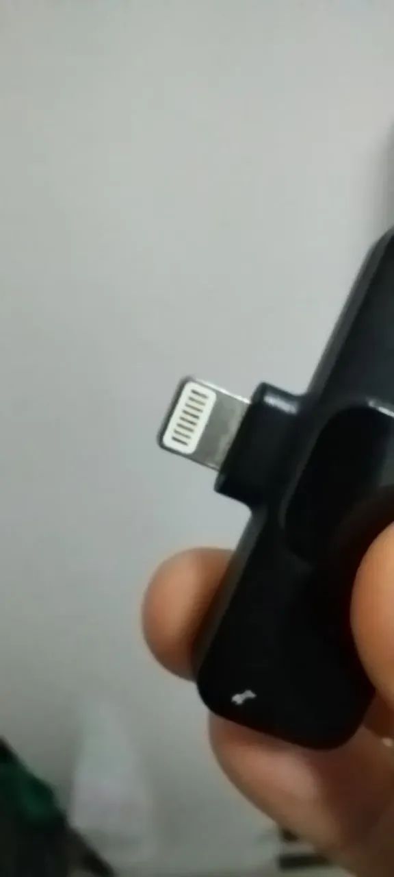 Microfone de lapela k9 so para iPhone antigo - Foto 3